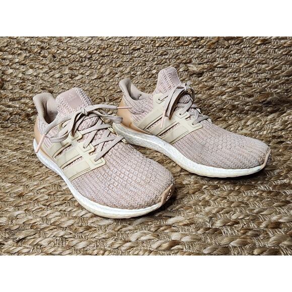 Adidas Ultra Boost 4.0 Women's Size 8 Sneakers BB6497 Ash Pearl Athletic Shoes - Picture 3 of 11